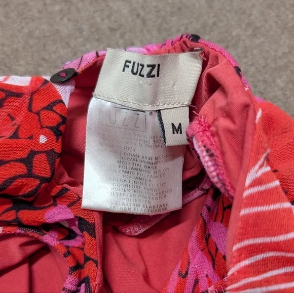 FUZZI Jean Paul Gaultier Abito Lungo Tulle Mesh Maxi Dress Fragola  (Medium) - Picture 5 of 9